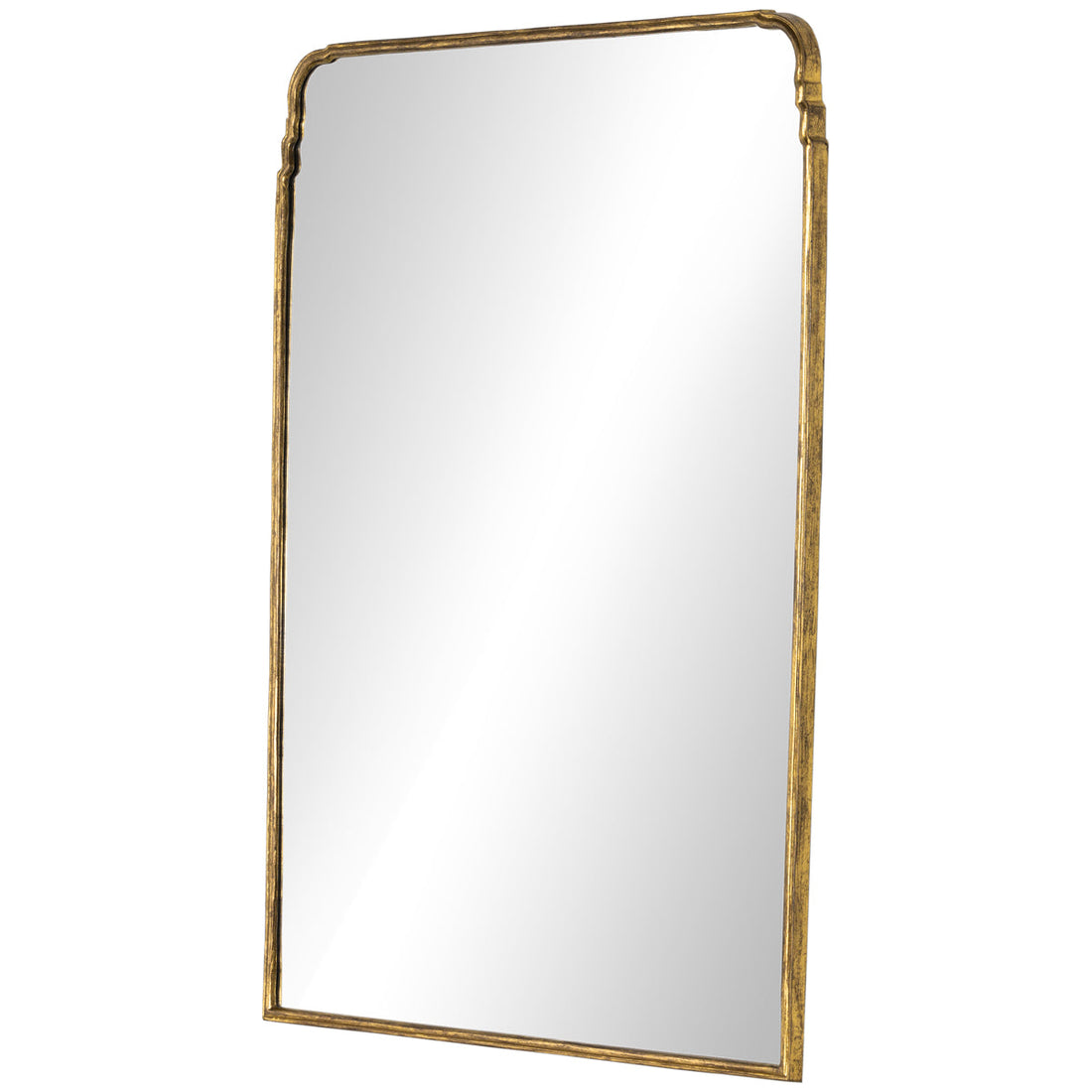 Four Hands Asher Loire Floor Mirror - Antiqued Gold Leaf