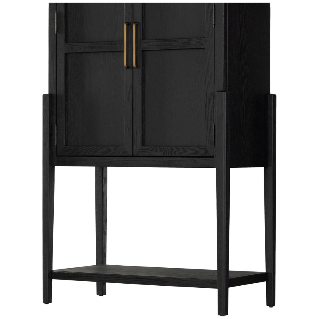 Four Hands Irondale Tolle Bar Cabinet - Drifted Oak Solid