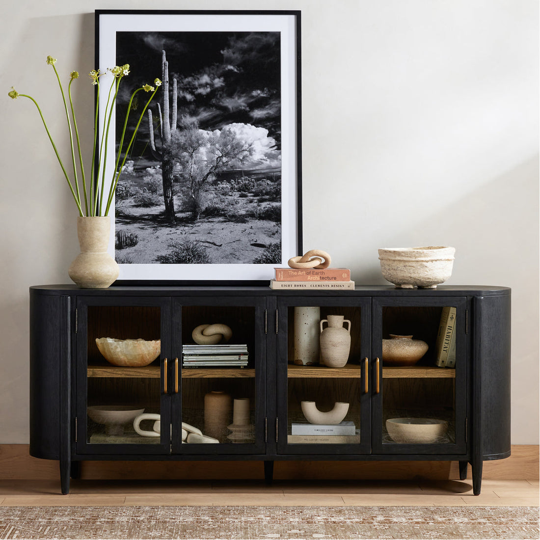 Four Hands Irondale Tolle 82-Inch Sideboard - Drifted Oak Solid