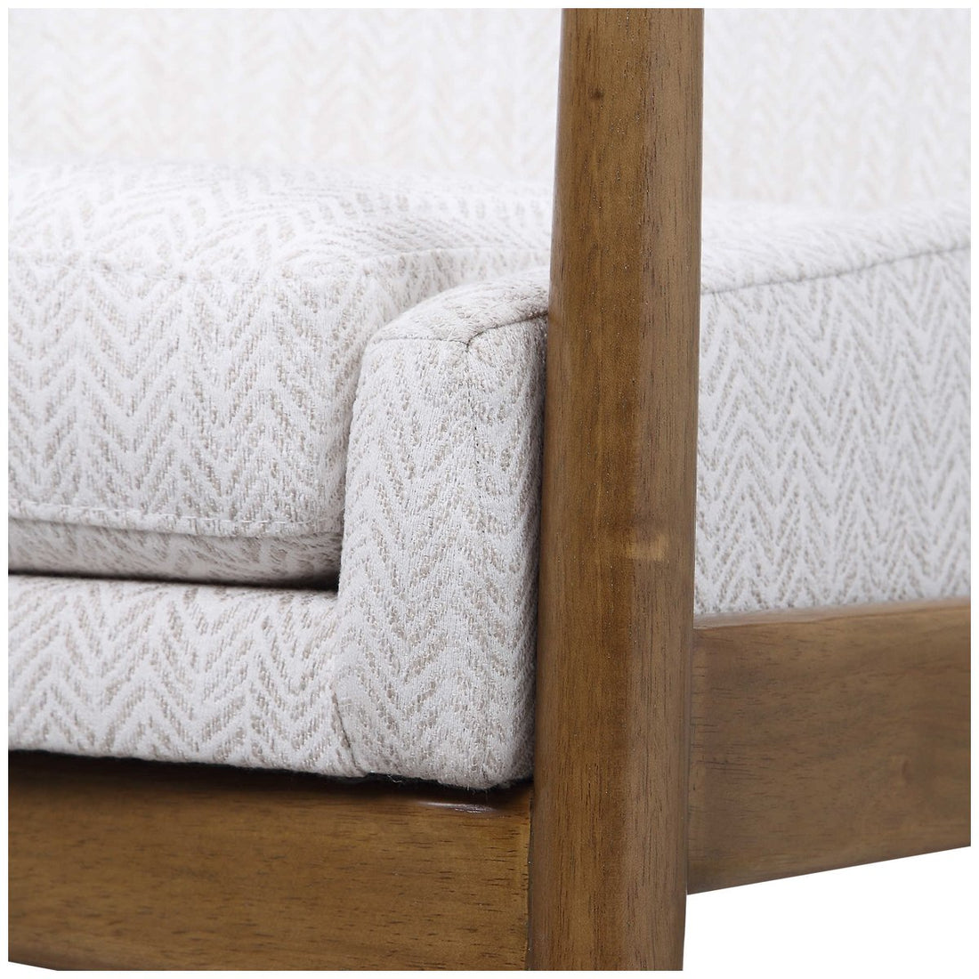 Uttermost Bev White Accent Chair