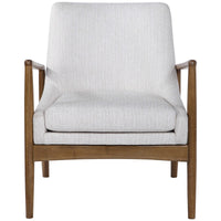 Uttermost Bev White Accent Chair