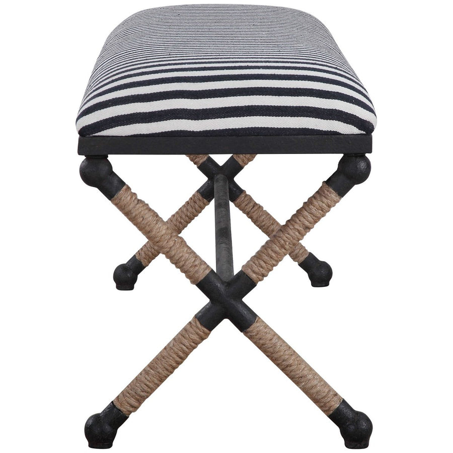 Uttermost Braddock Striped Bench