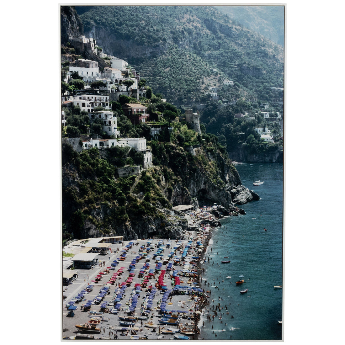 Four Hands Art Studio Beach in Positano by Slim Aarons