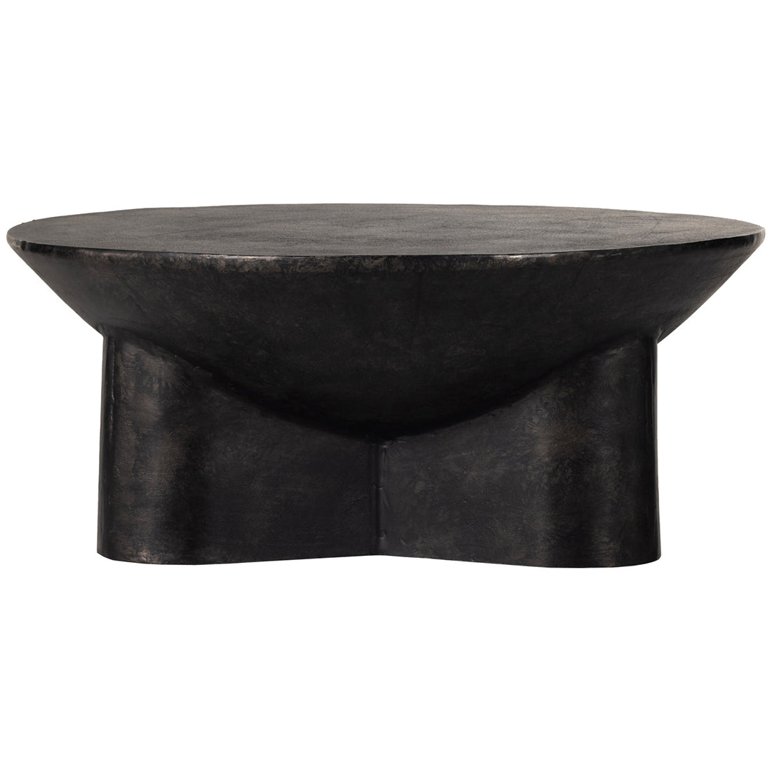 Four Hands Marlow Sante 36-Inch Coffee Table - Raw Black