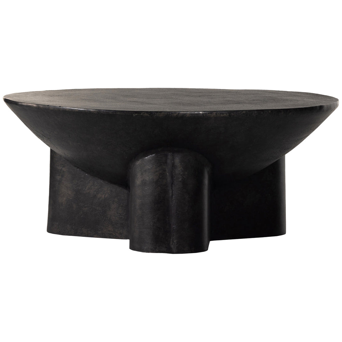 Four Hands Marlow Sante 36-Inch Coffee Table - Raw Black