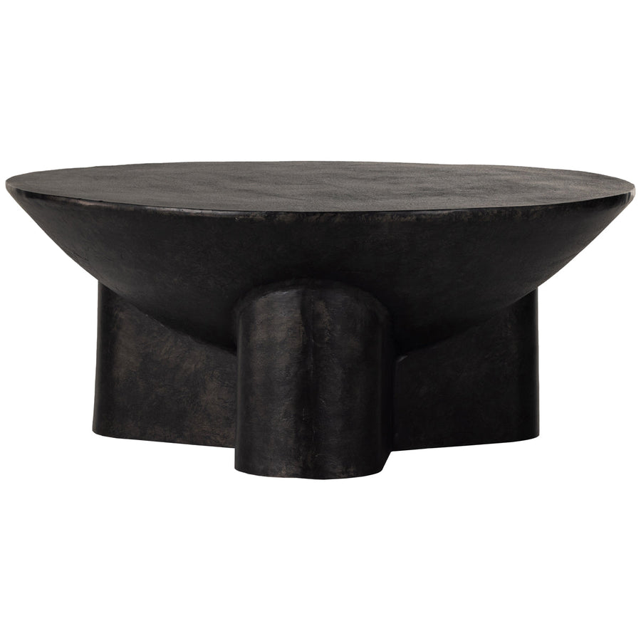 Four Hands Marlow Sante 36-Inch Coffee Table - Raw Black