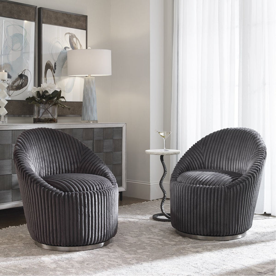 Uttermost Crue Swivel Chair