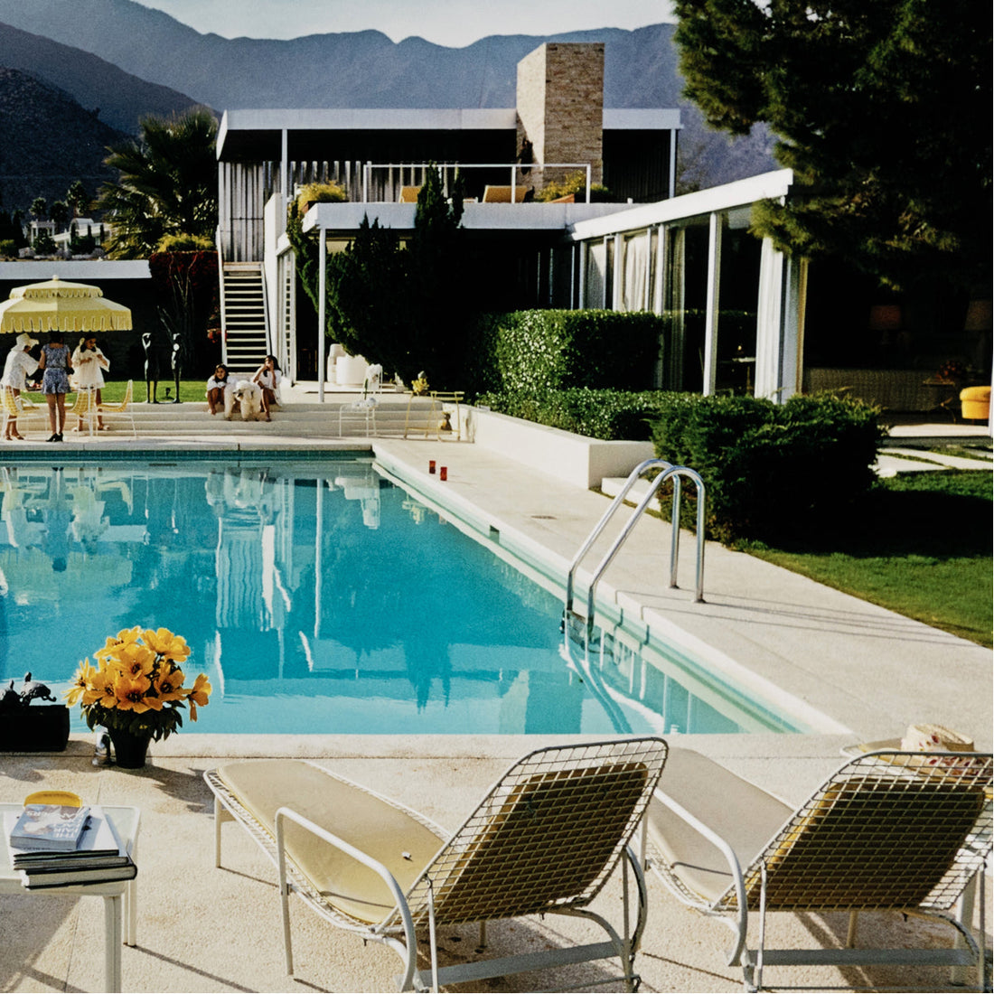 Four Hands Art Studio Palm Springs Pool by Slim Aarons