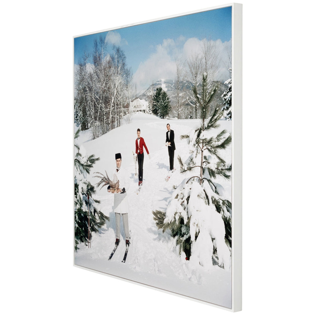 Four Hands Art Studio Skiing Waiters by Slim Aarons