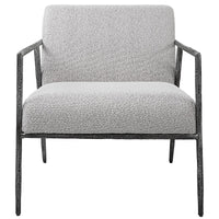 Uttermost Brisbane Light Gray Accent Chair