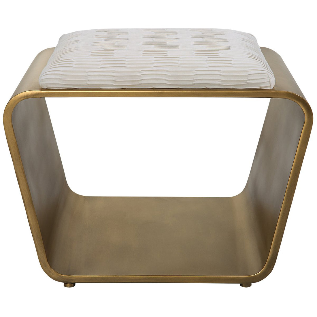 Uttermost Hoop Small Gold Bench