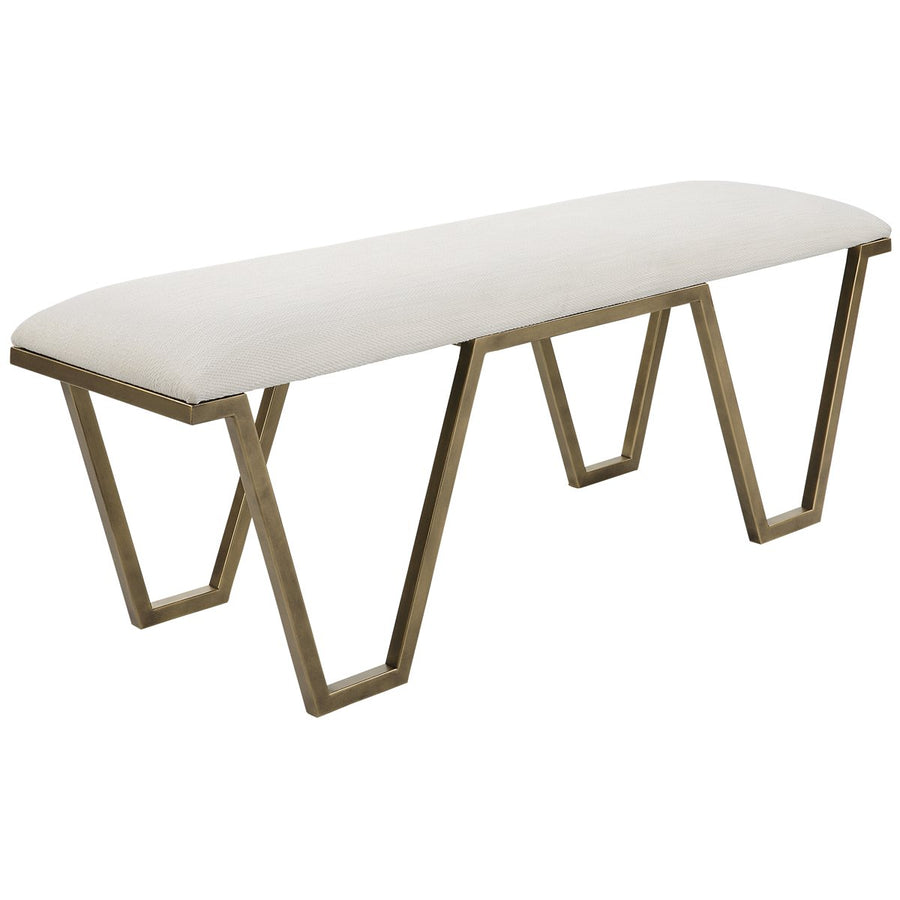 Uttermost Farrah Geometric Bench