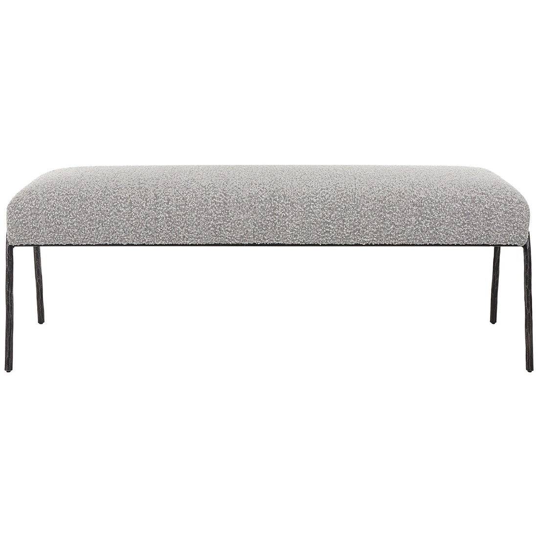 Uttermost Jacobsen Modern Gray Bench