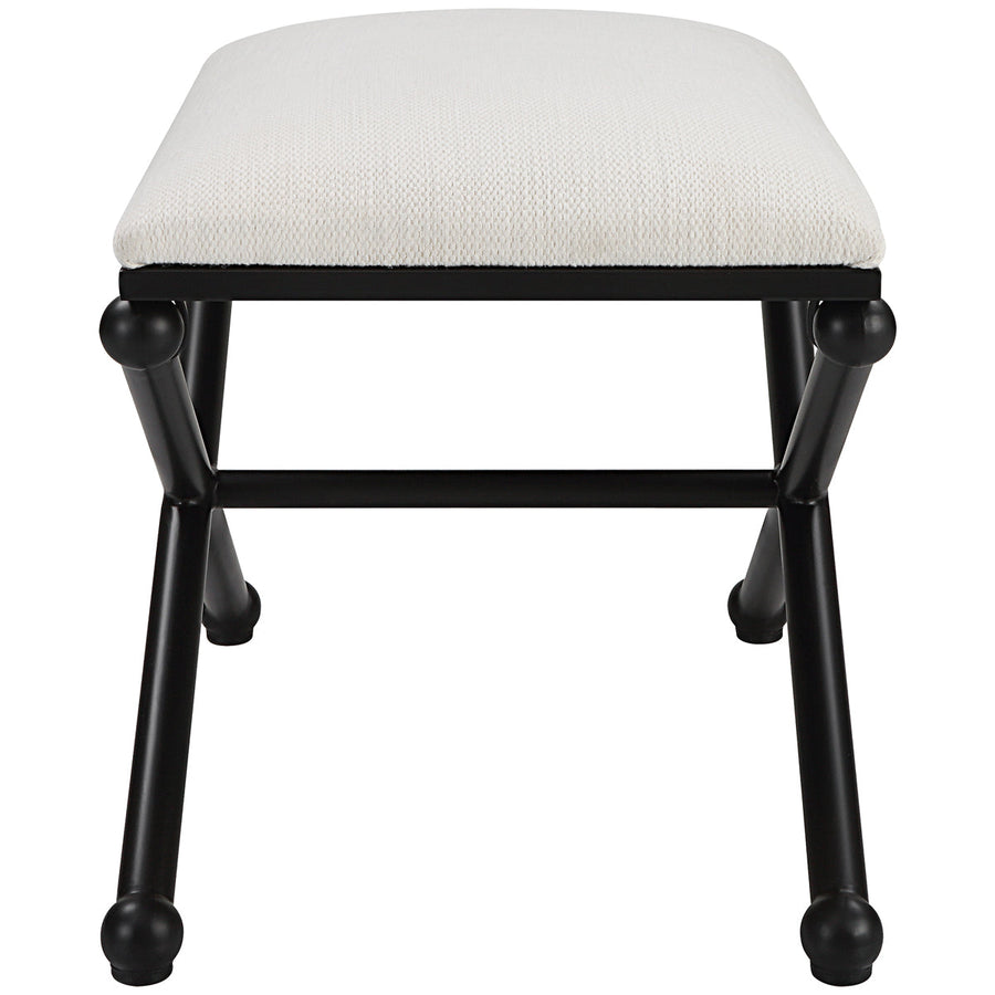 Uttermost Andrews White Small Bench