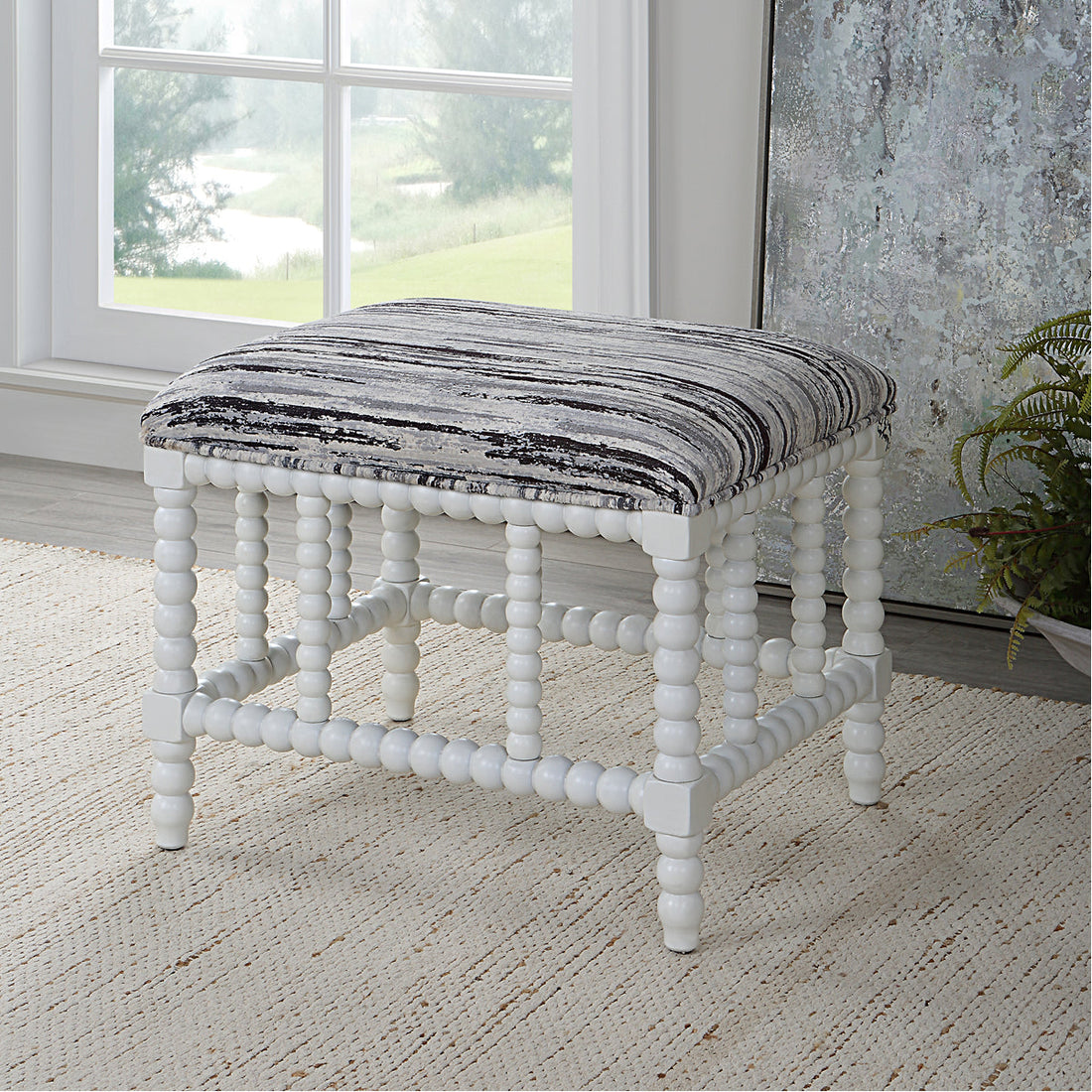 Uttermost Seminoe Upholstered Small Bench