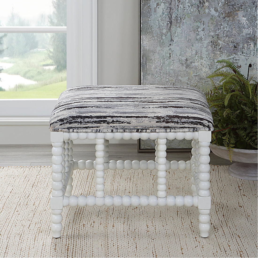 Uttermost Seminoe Upholstered Small Bench