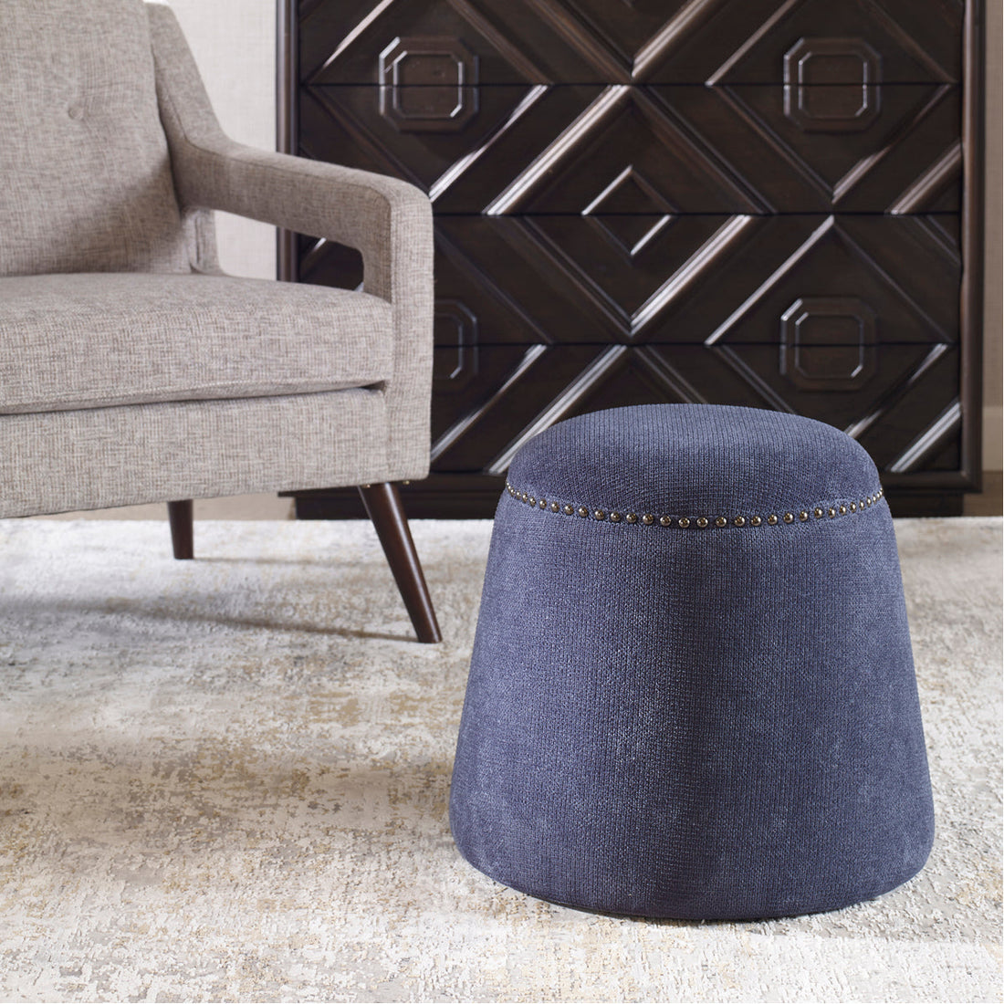 Uttermost Gumdrop Ottoman