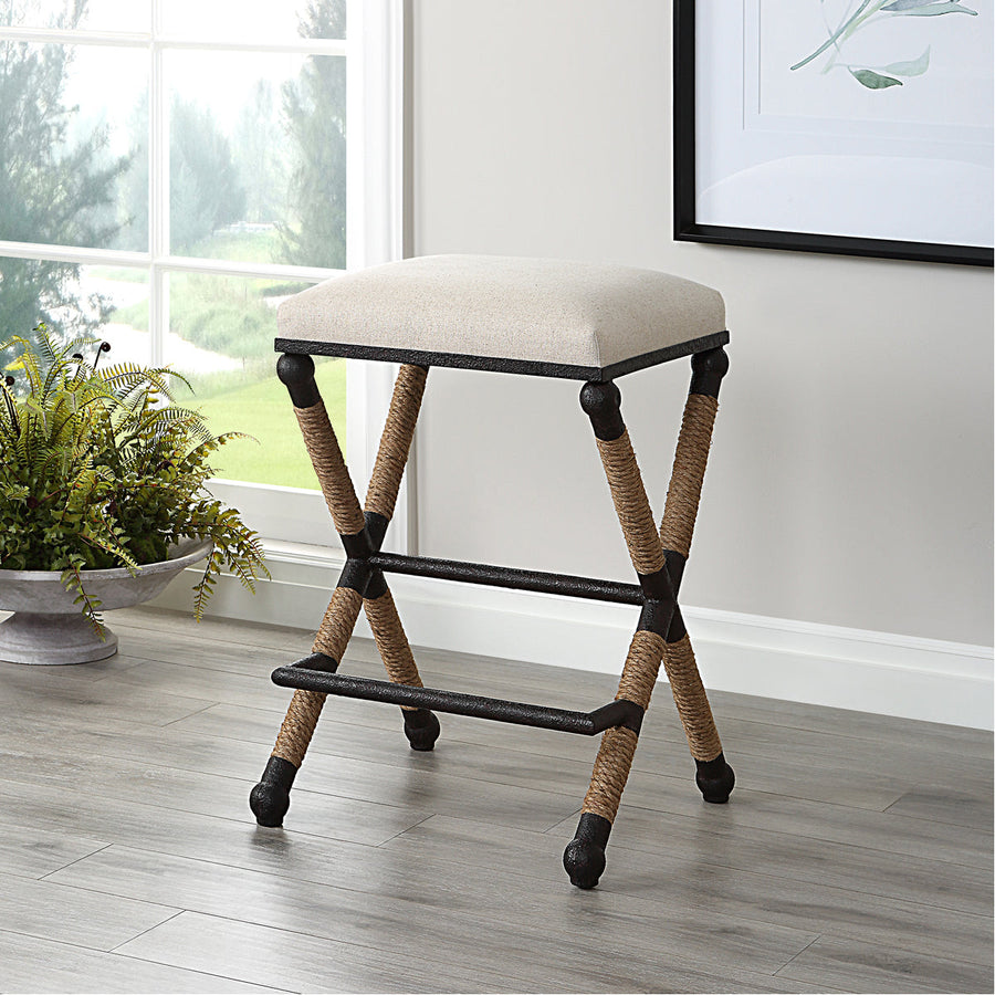 Uttermost Firth Rustic Counter Stool