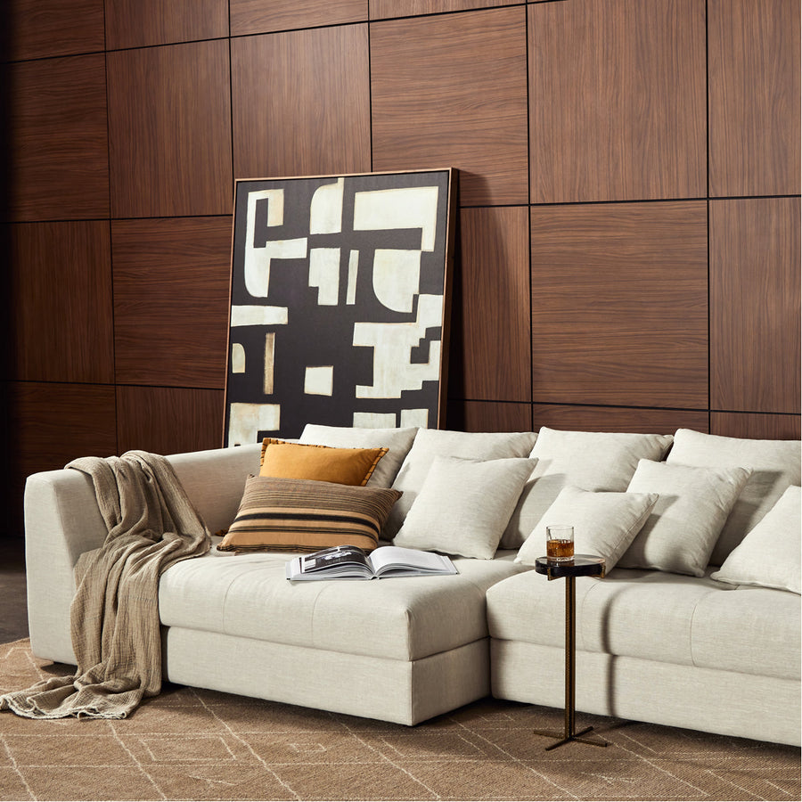 Four Hands Centrale Santos 2-Piece Sectional - Aragon Natural