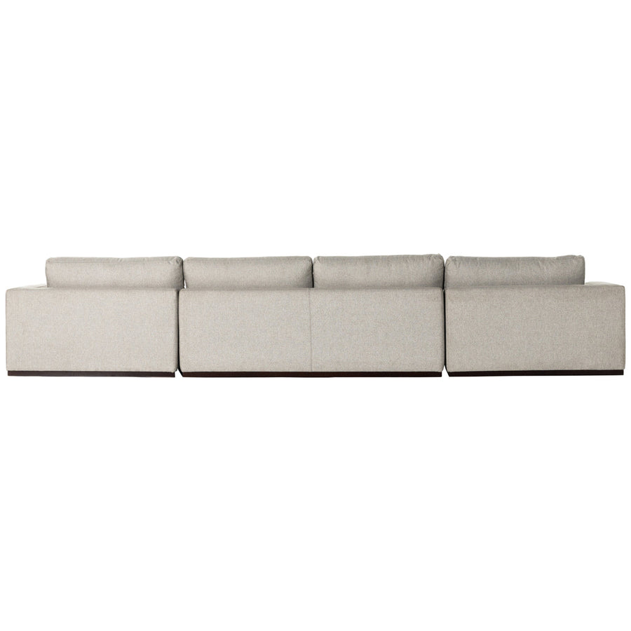 Four Hands Centrale Colt 3-Piece U Sectional - Aldred Silver