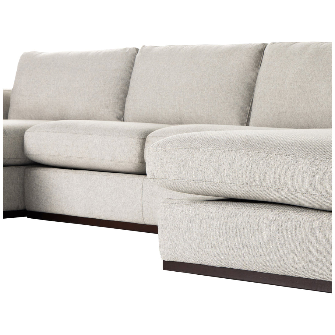 Four Hands Centrale Colt 3-Piece U Sectional - Aldred Silver