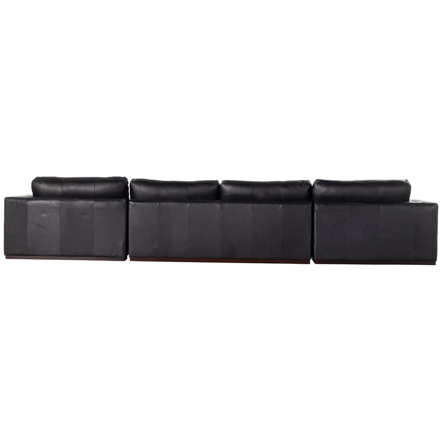 Four Hands Centrale Colt 3-Piece U Sectional - Heirloom Black