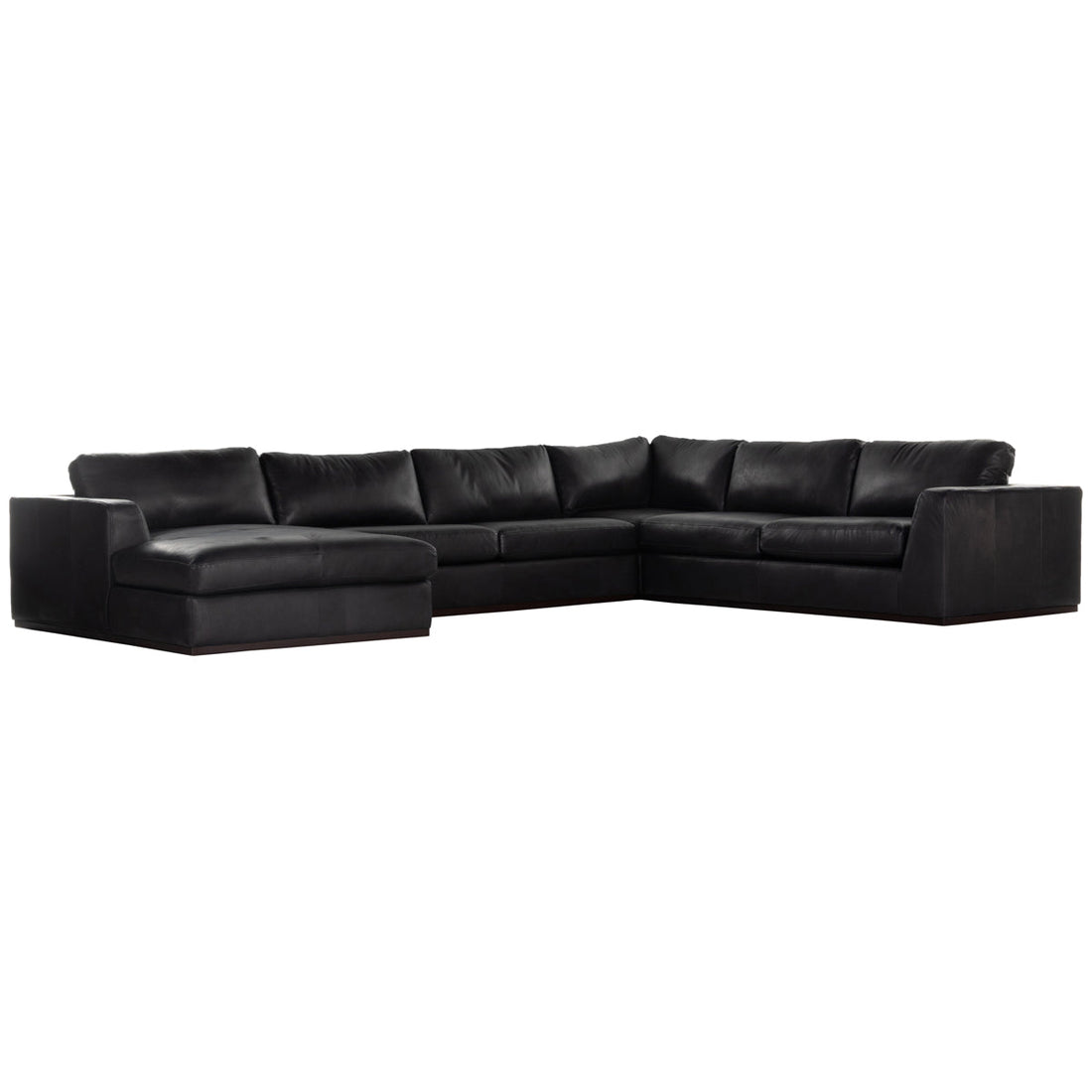 Four Hands Centrale Colt 4-Piece Sectional - Heirloom Black