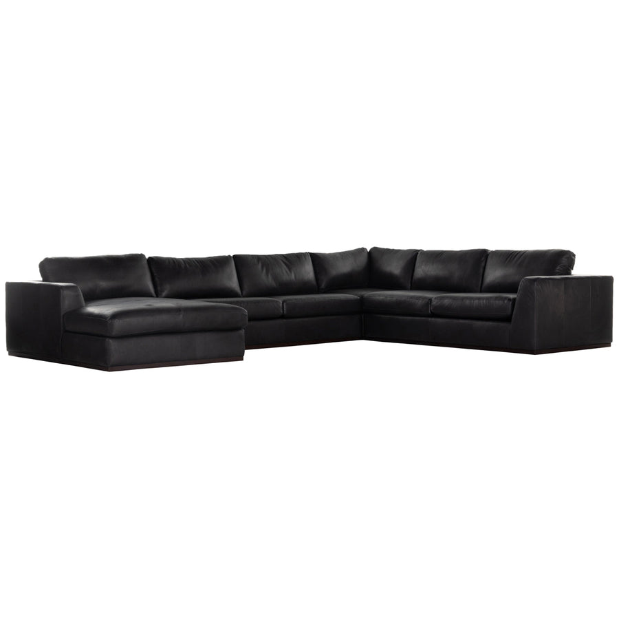 Four Hands Centrale Colt 4-Piece Sectional - Heirloom Black