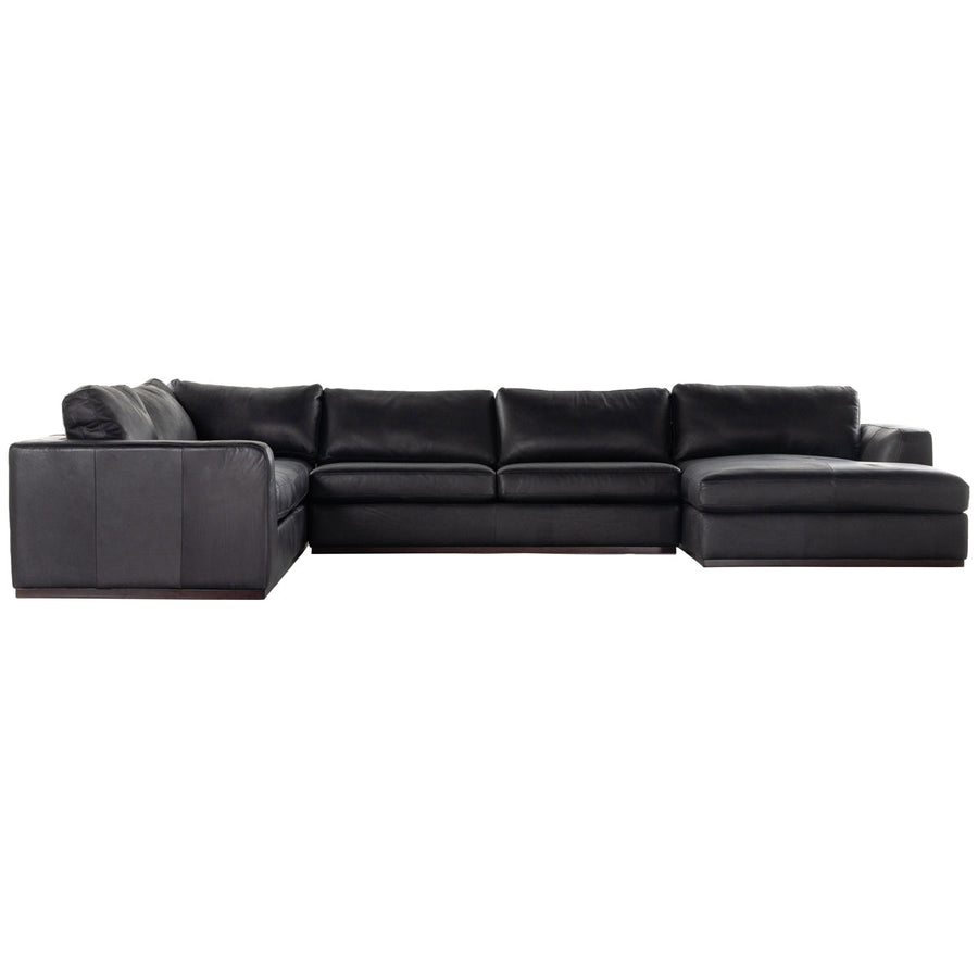 Four Hands Centrale Colt 4-Piece Sectional - Heirloom Black