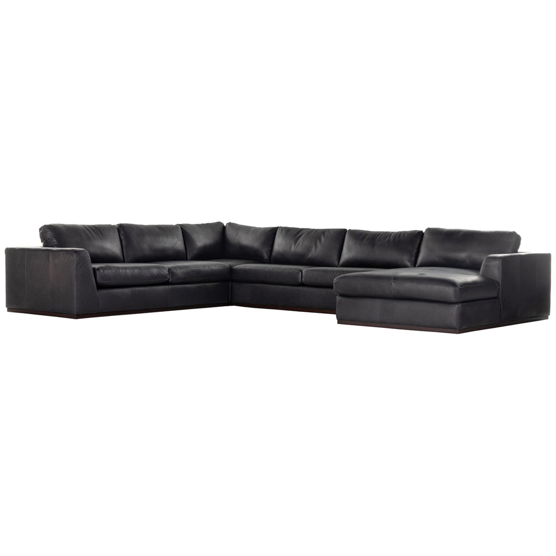 Four Hands Centrale Colt 4-Piece Sectional - Heirloom Black