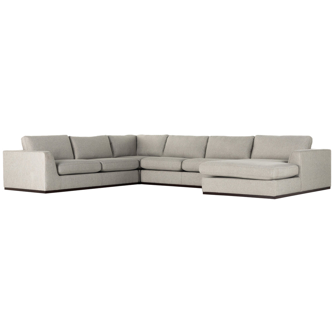 Four Hands Centrale Colt 4-Piece Sectional - Aldred Silver