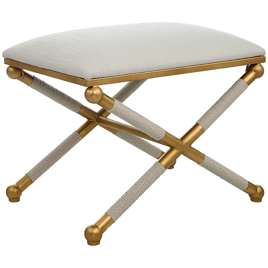 Uttermost Socialite White Small Bench