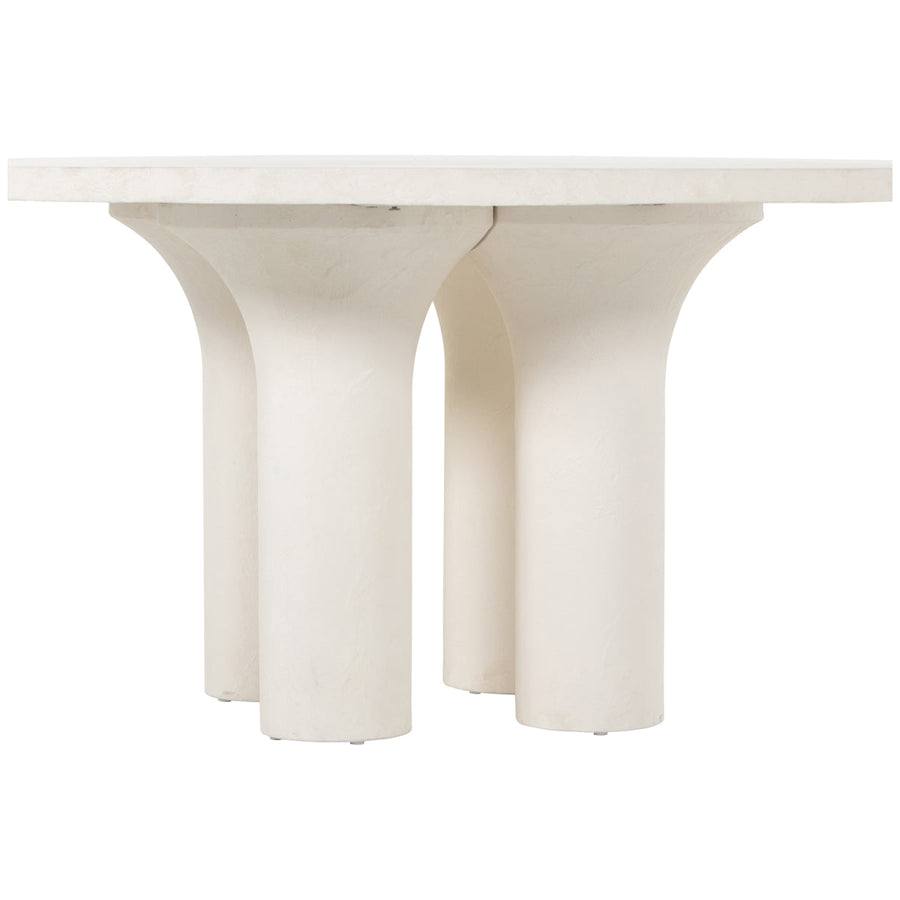 Four Hands Constantine Parra Round Dining Table - Plaster Molded