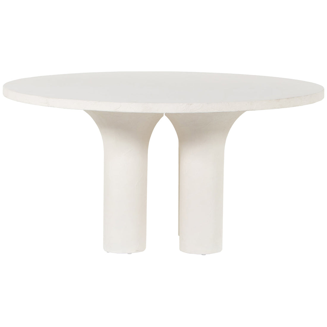 Four Hands Constantine Parra Round Dining Table - Plaster Molded