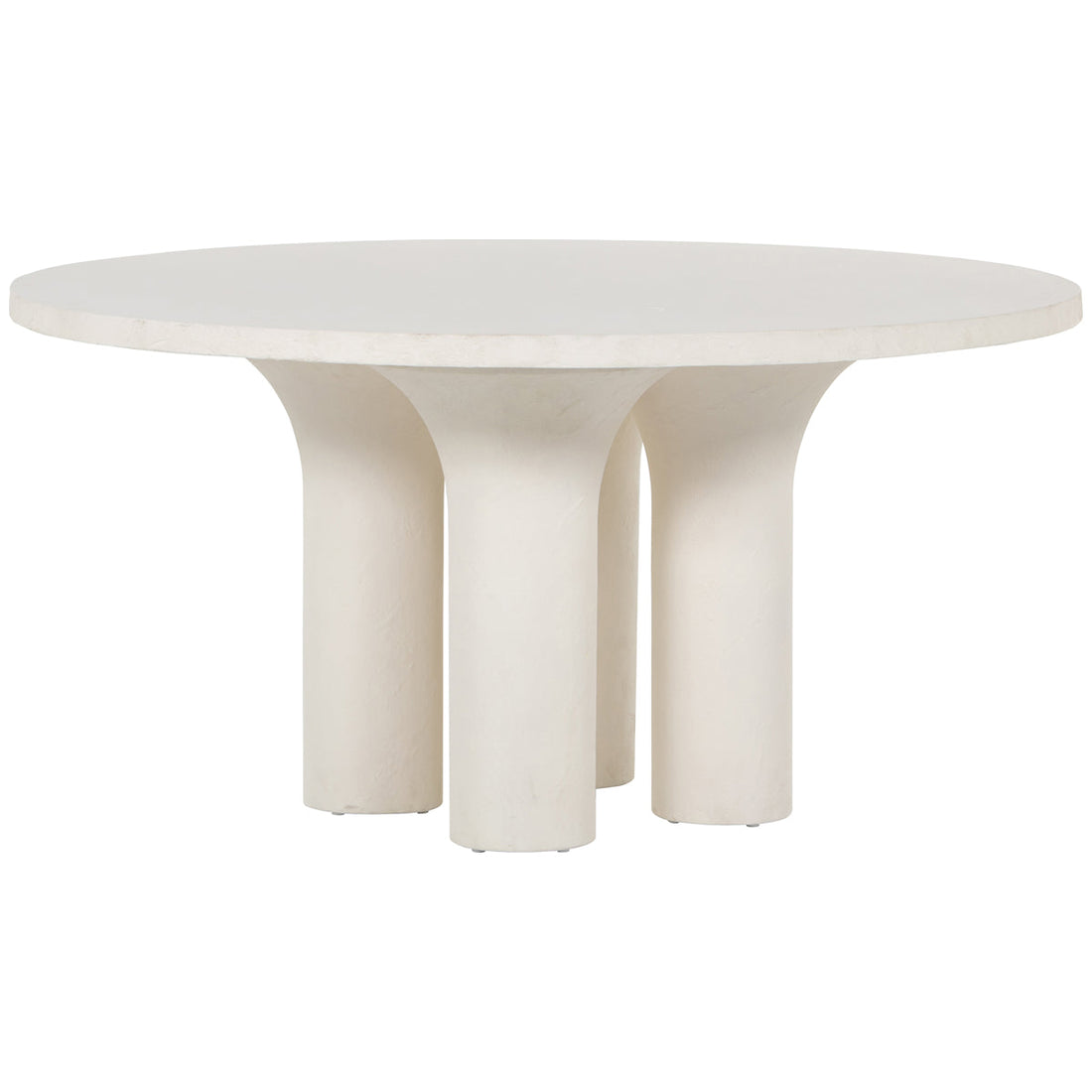 Four Hands Constantine Parra Round Dining Table - Plaster Molded