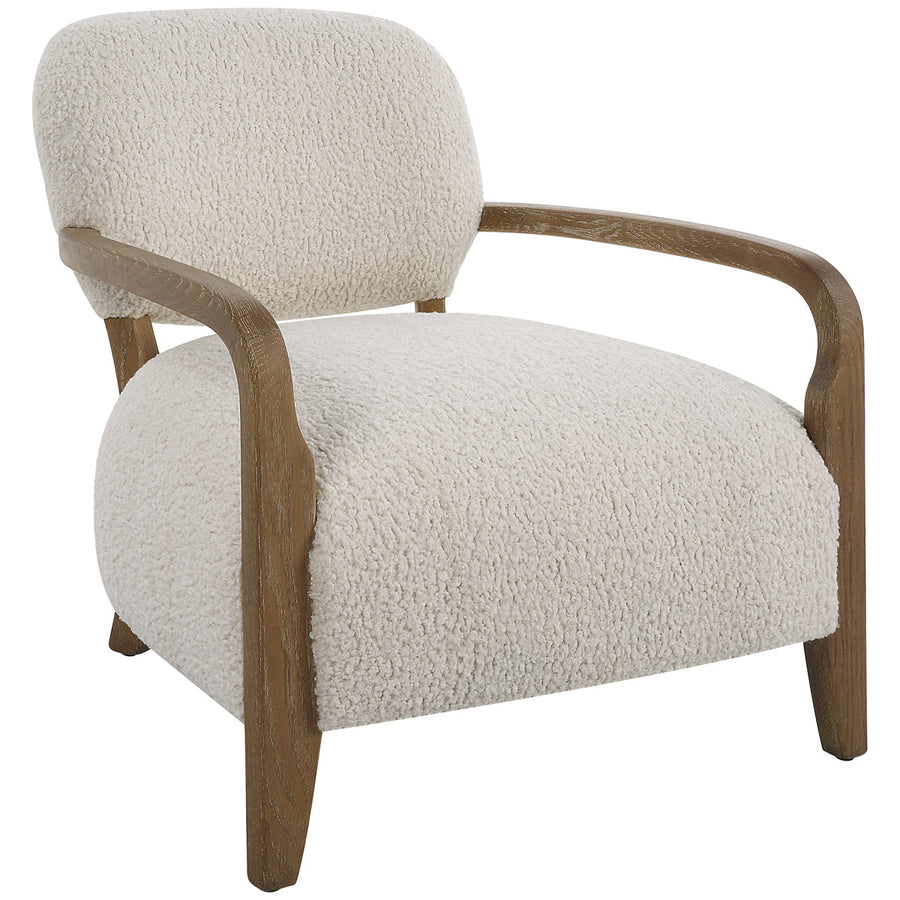 Uttermost Telluride Natural Shearling Accent Chair