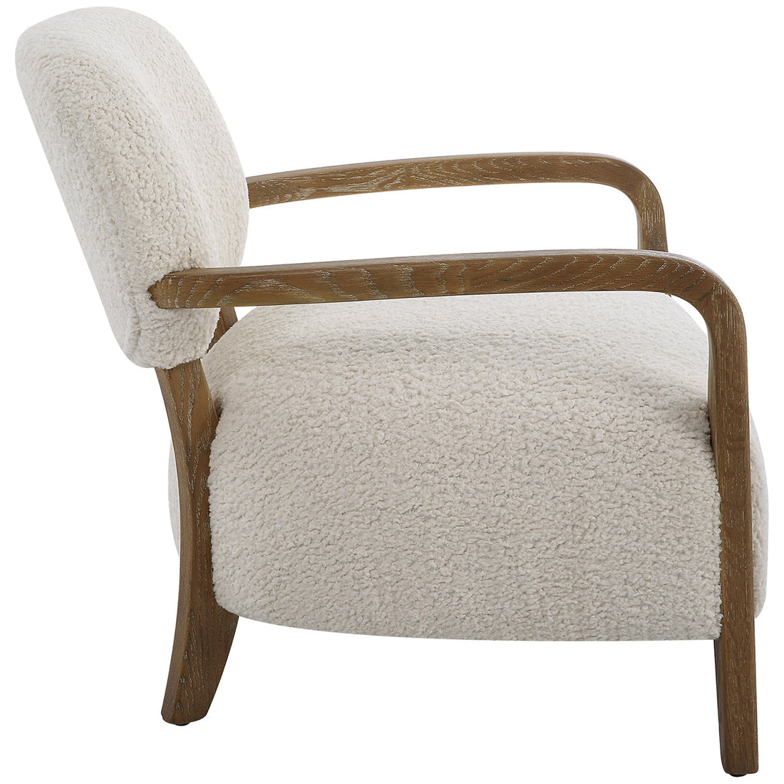 Uttermost Telluride Natural Shearling Accent Chair