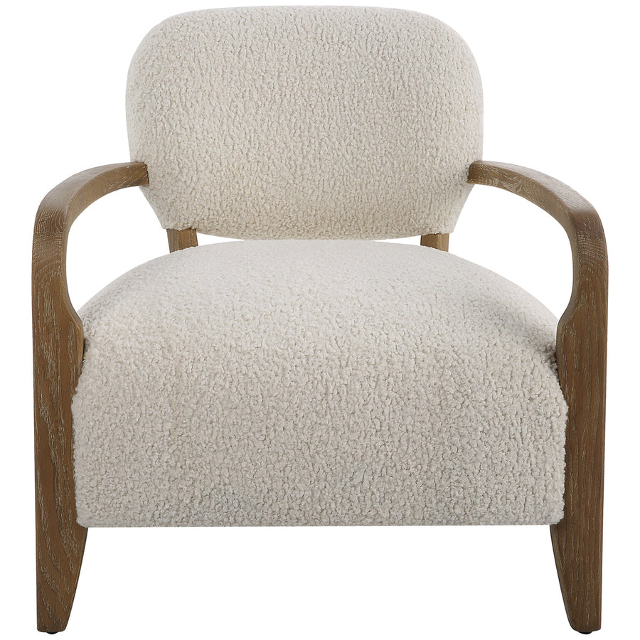 Uttermost Telluride Natural Shearling Accent Chair