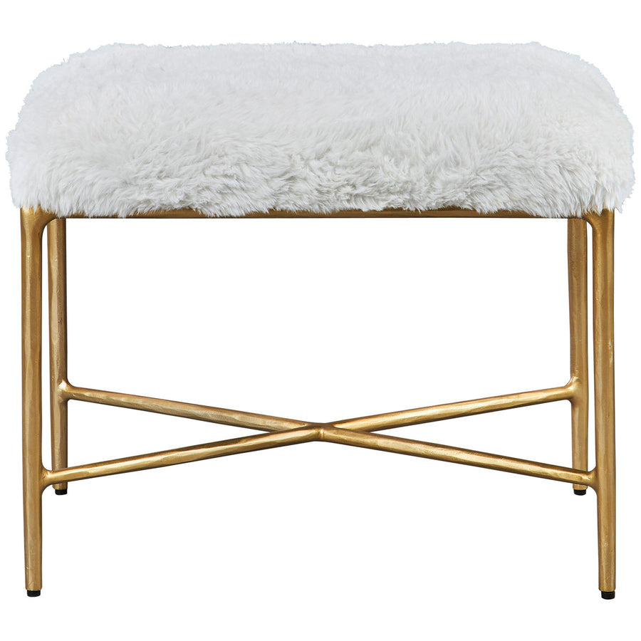 Uttermost Charmed Sheepskin Small Bench