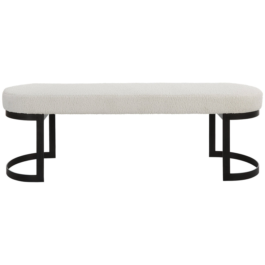 Uttermost Infinity Black Bench