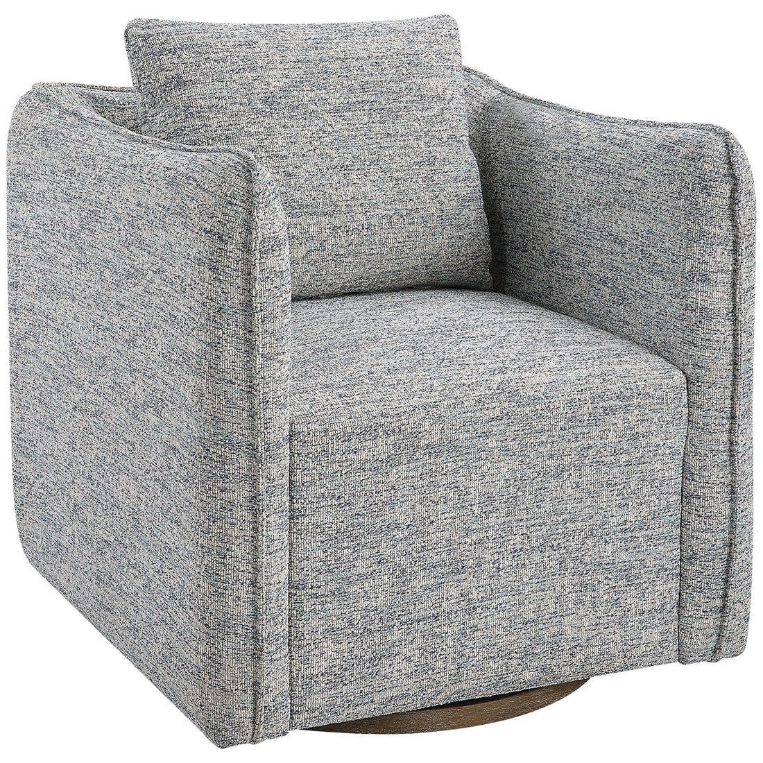 Uttermost Corben Blue Swivel Chair