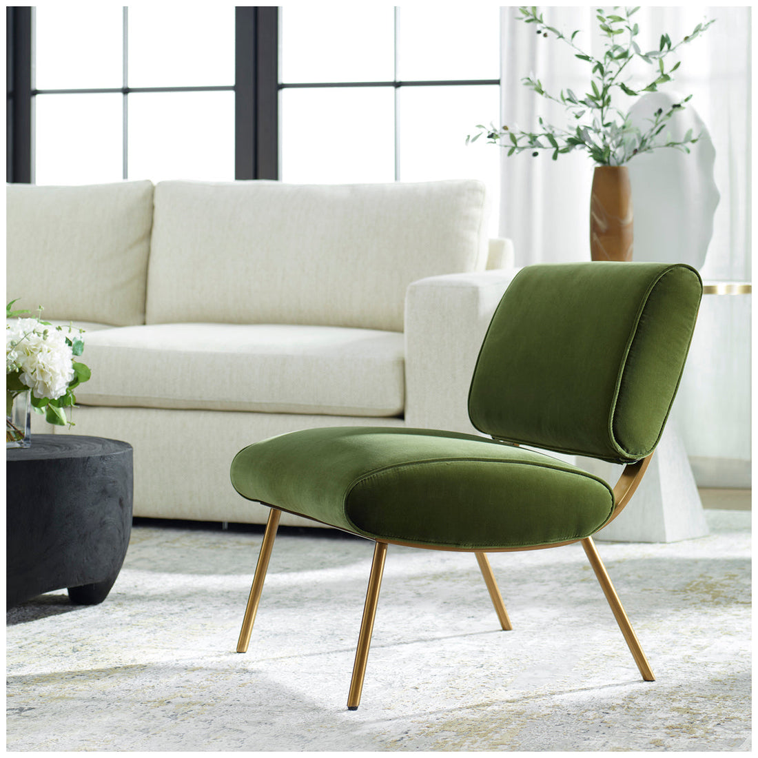 Uttermost Knoll Mid-Century Accent Chair