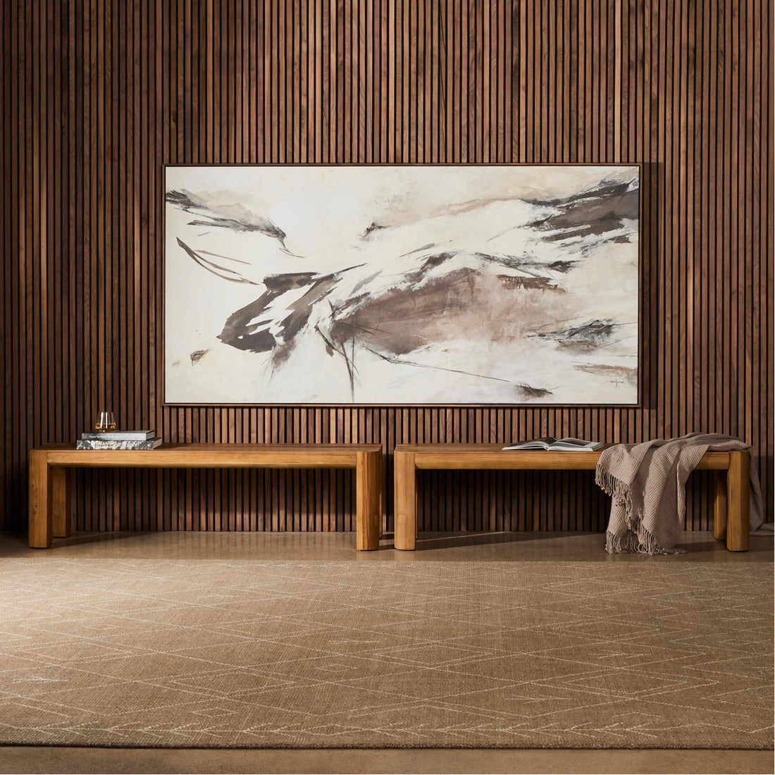 Four Hands Art Studio Illumination IV By Matera - Rustic Walnut