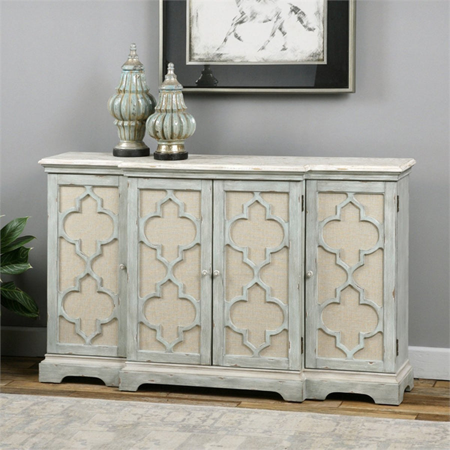 Uttermost Sophie 4-Door Grey Cabinet