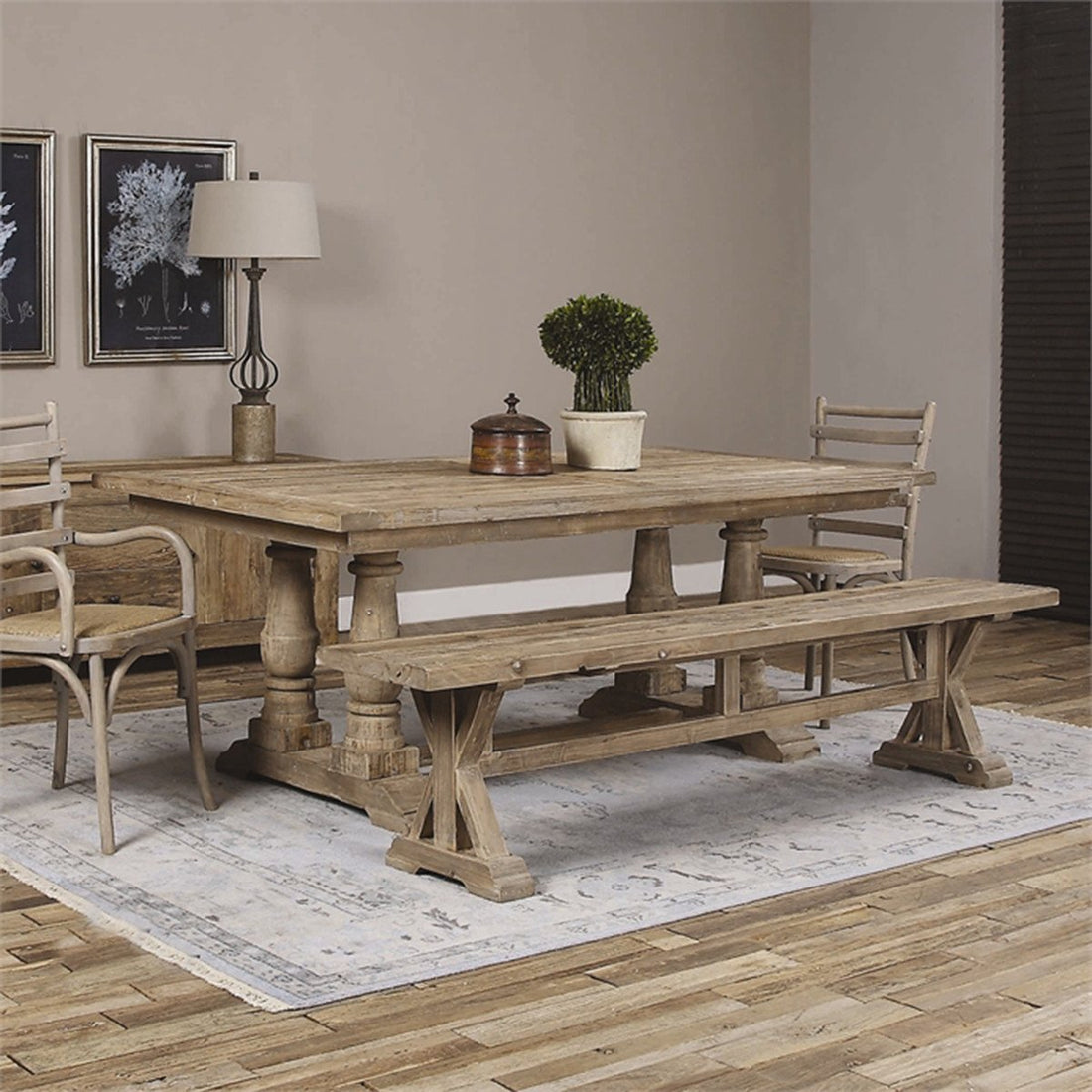 Uttermost Stratford Salvaged Wood Dining Table