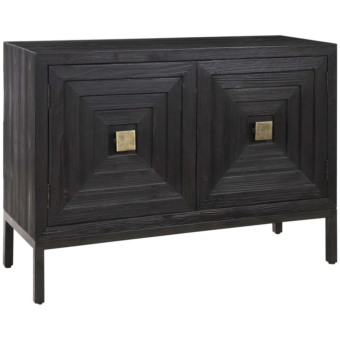 Uttermost Aiken Dark Walnut 2-Door Cabinet