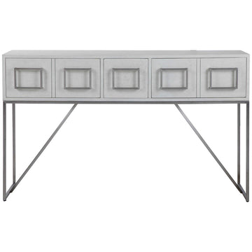 Uttermost Abaya White Console Table