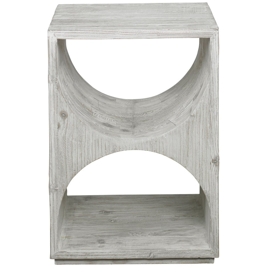 Uttermost Hans White Side Table