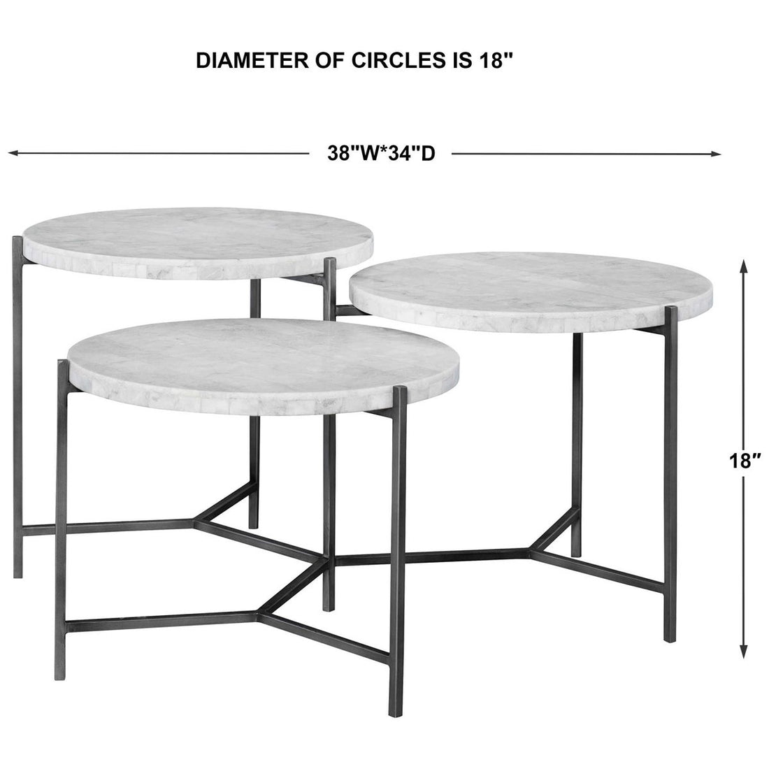 Uttermost Contarini Tiered Coffee Table