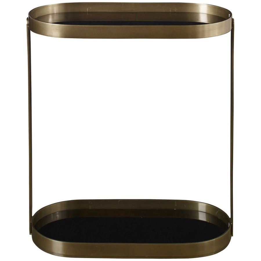 Uttermost Adia Antique Gold Accent Table